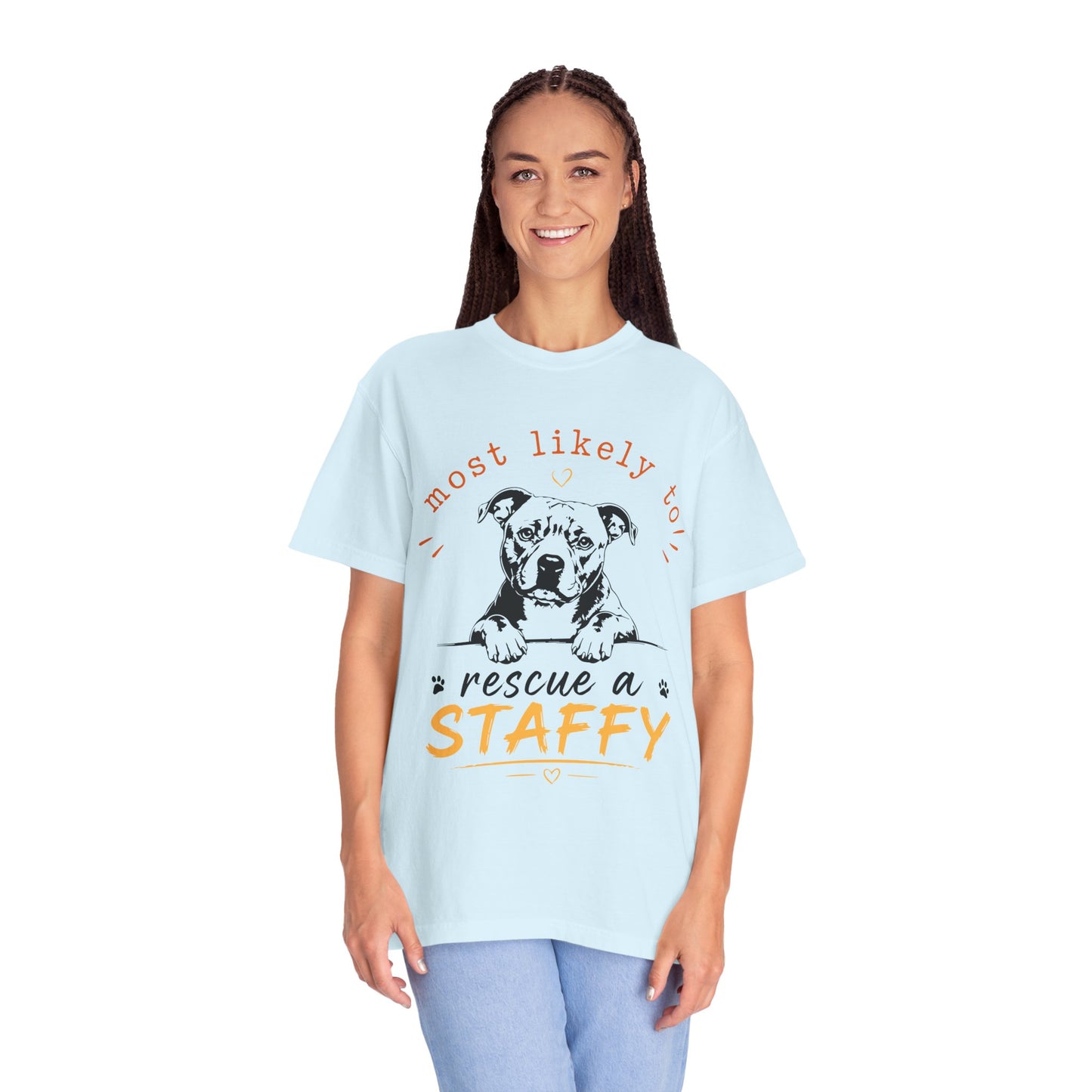 Most Likely To Dog Staffy T-Shirt